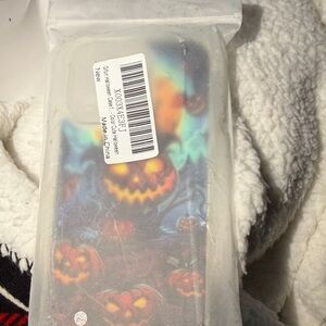 Halloween Themed Phone Case - Black and Orange